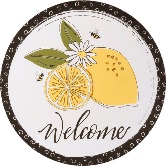 Welcome Wreath Insert