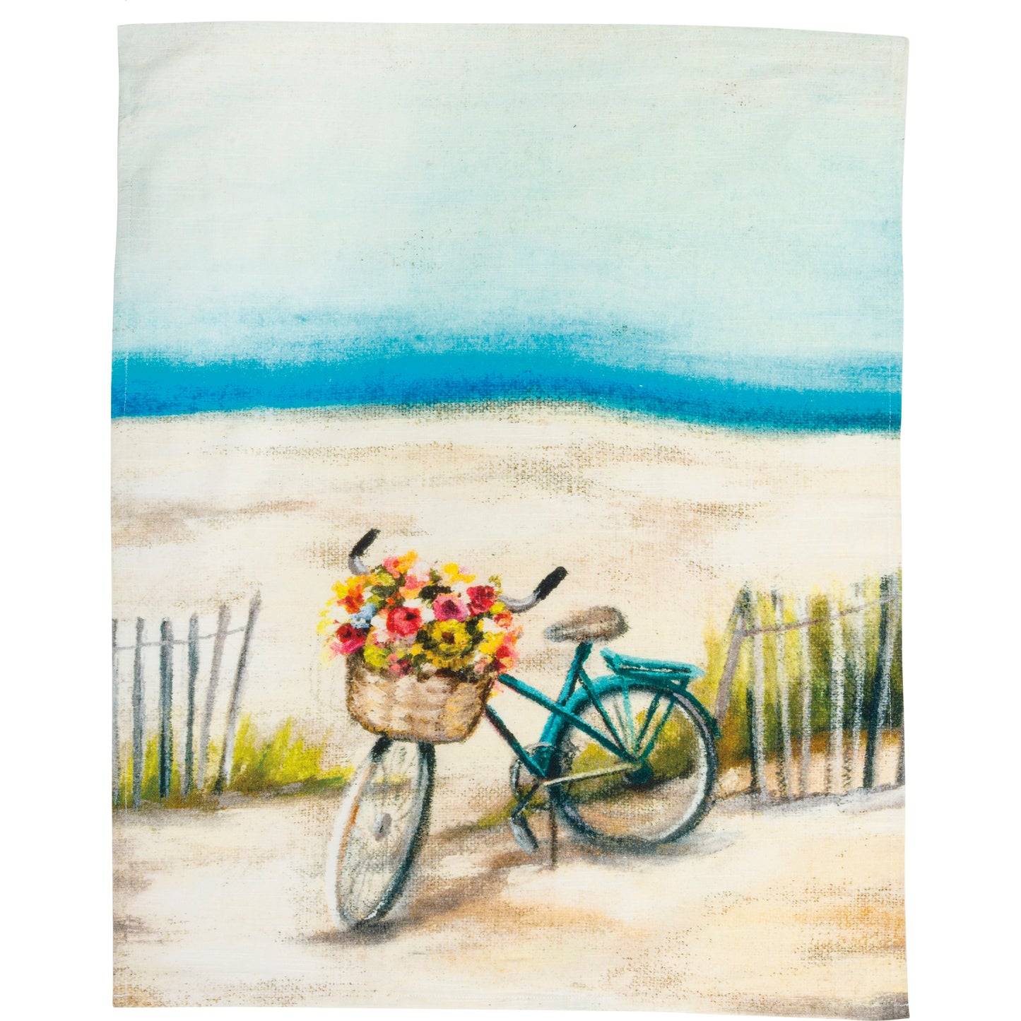 Beach Bike Tea Towel