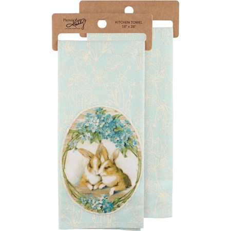 Kitchen Towel - Blue Bunny