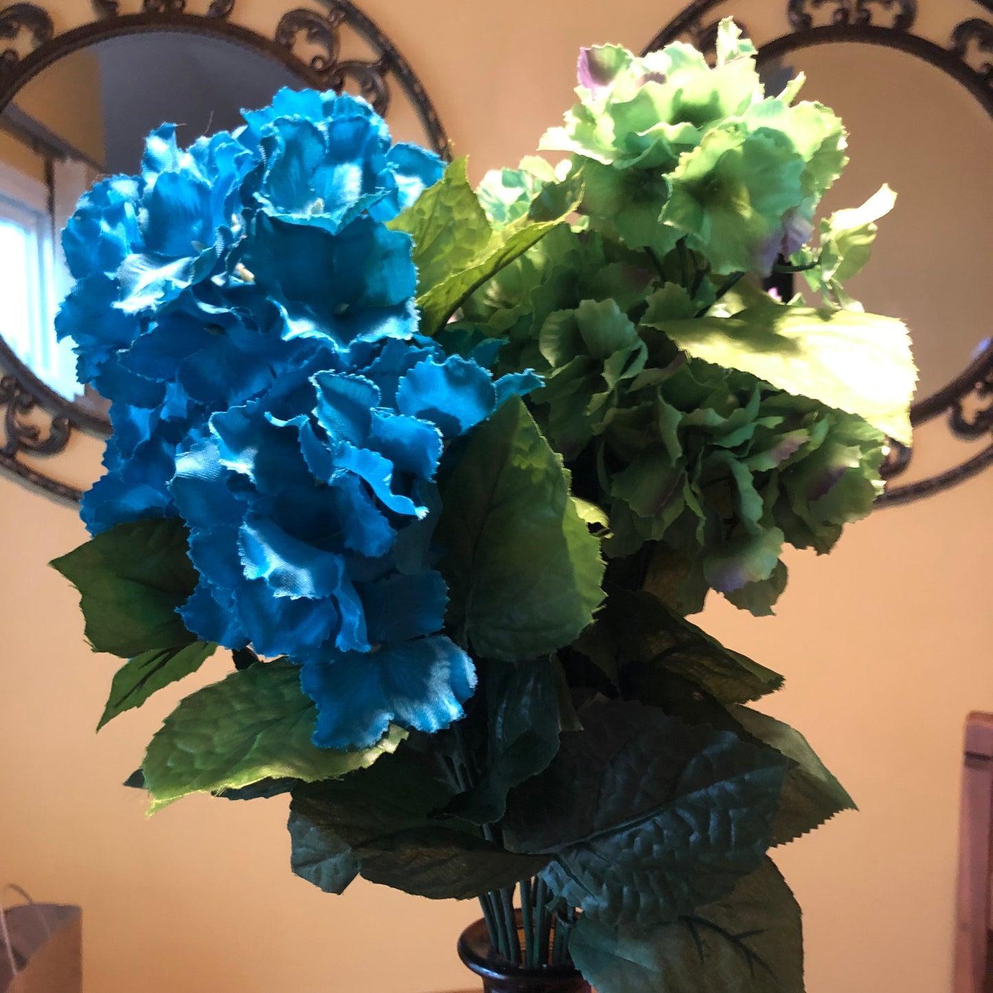 Blue & Green Hydrangea