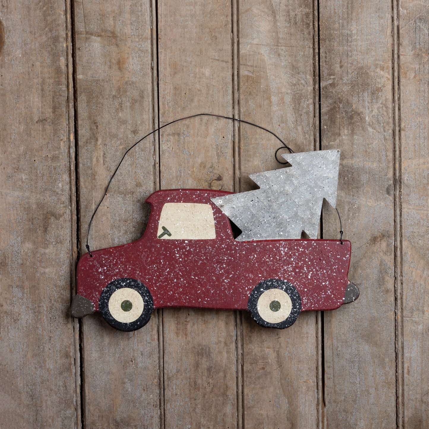 Hanging Red Truck