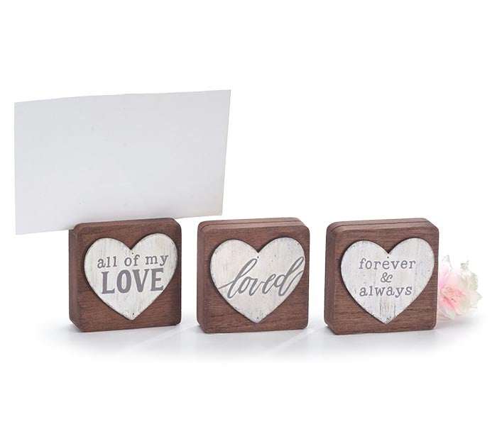 Message Heart Photo Holder