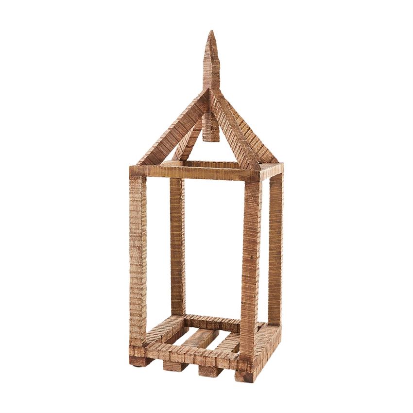 Wooden House Lantern