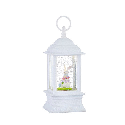 9.5" Bunny and Butterfly Animated Lighted Water Lantern