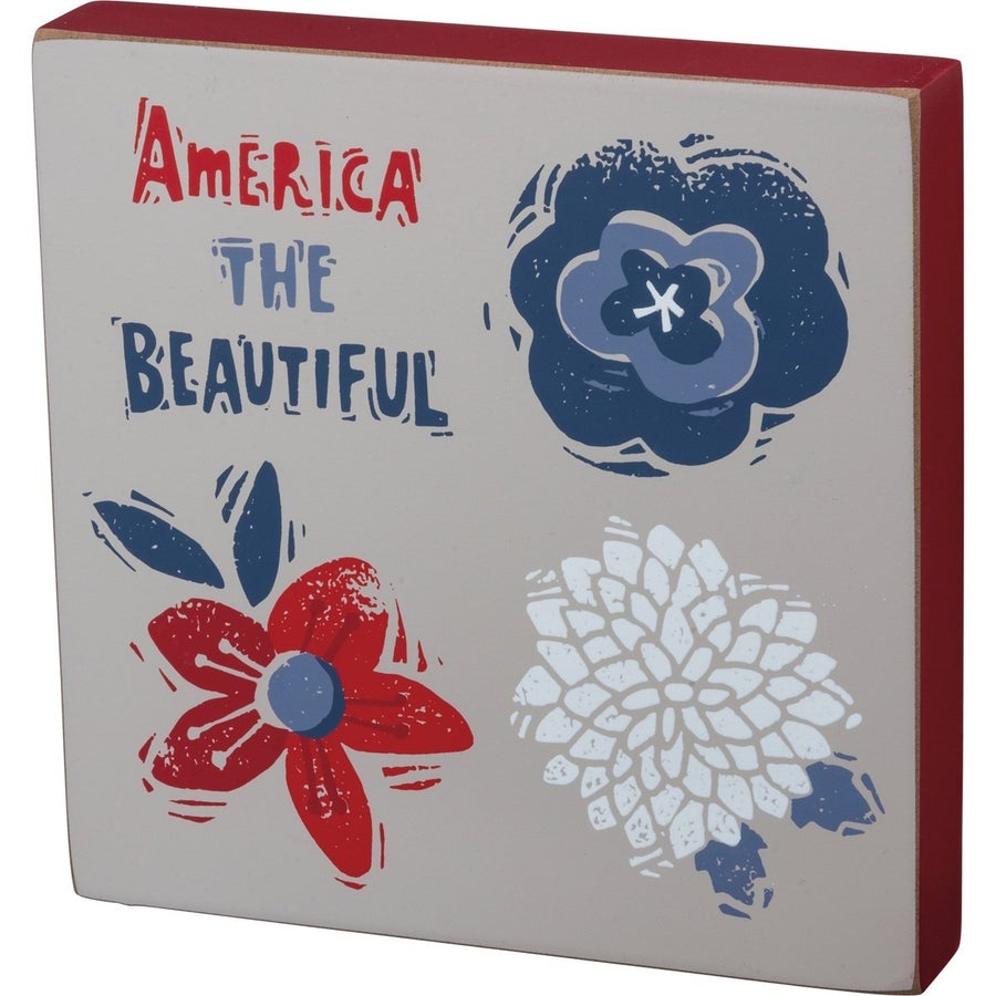 Block Sign - America The Beautiful