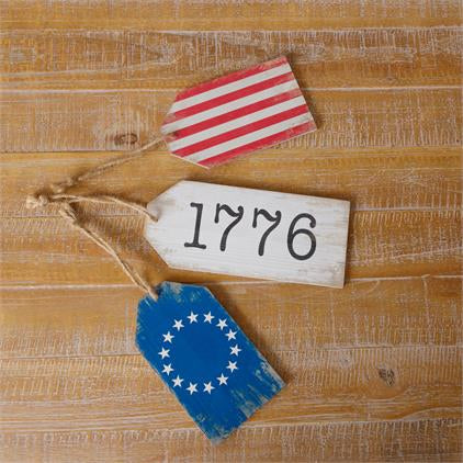 Americana Wood Tags