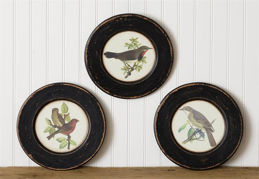 Wooden Bird Plate