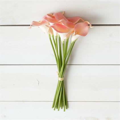 Bunch - Pink Calla Lilies