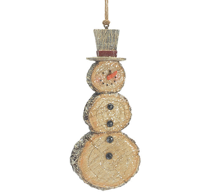 Wood Stoneman Hanging Ornament