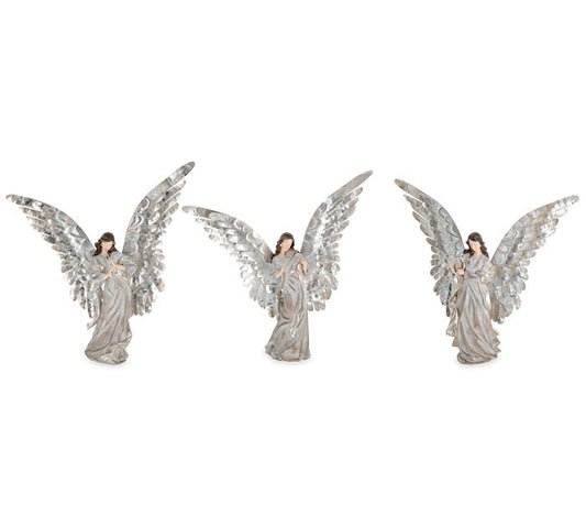 Woodland Shimmer Large Angel Figurine