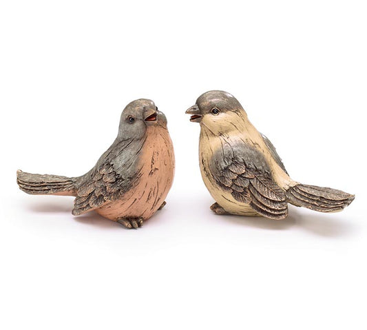 Set of Two Bird Figurines