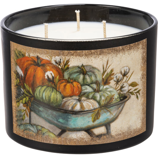 Wheelbarrow Jar Candle