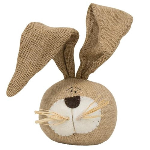 Stuffed Burlap Bunny Head