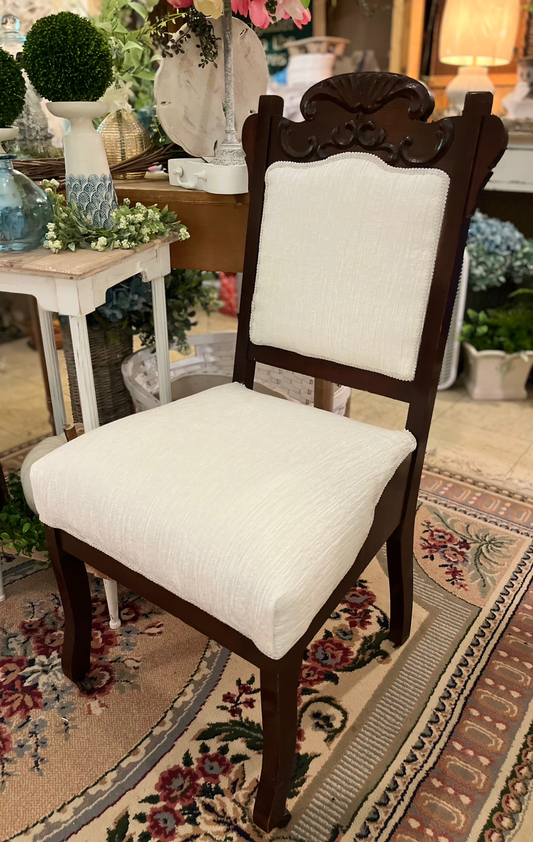 Antique Victorian Eastlake Upholstered Chair