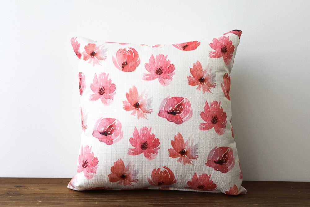 Bloom With Grace Bird Pillow